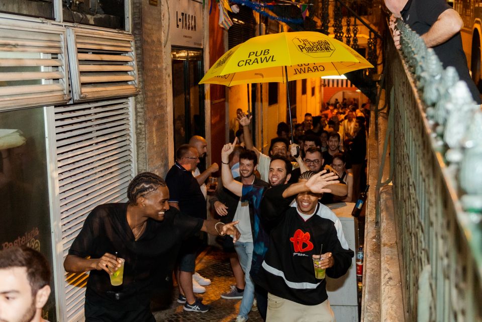 Lisbon PinkStreet Pubcrawl: 1hOpen Bar, Shots,VIP Club Entry - Pink Street at night: why this route feels better than wandering