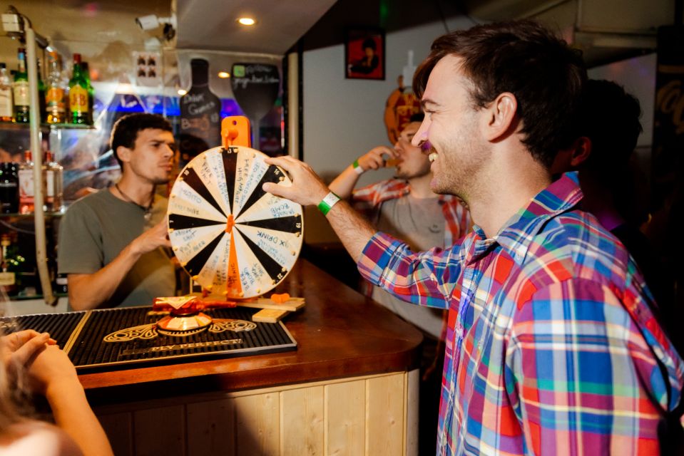 Lisbon PinkStreet Pubcrawl: 1hOpen Bar, Shots,VIP Club Entry - Price and value: why around $23 can beat doing it alone
