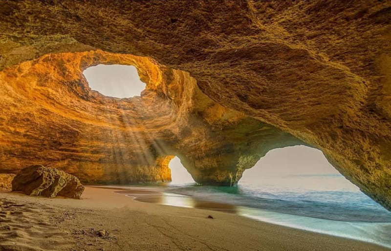 Lisbon: Private Algarve & Benagil Cave Full-Day Coastal Tour - Algar Seco and Boneca Cave: cliff paths with sea-cave energy