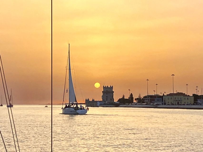 Lisbon: Private Tagus River Sunset Cruise on a Luxury Boat - The live guide and crew vibe: history talk without the lecture