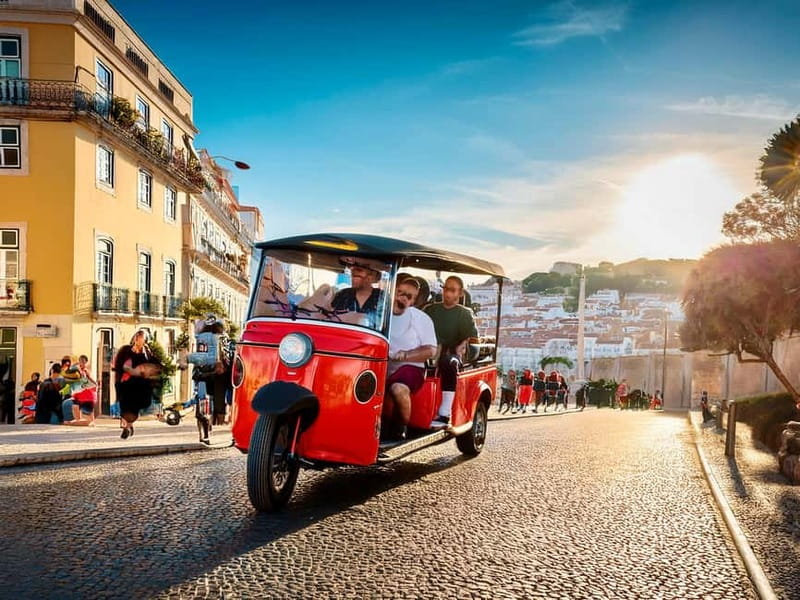 Lisbon: Priver Guided Tuk Tuk Tour With Hotel Pickup - Time Out Market as the launch pad