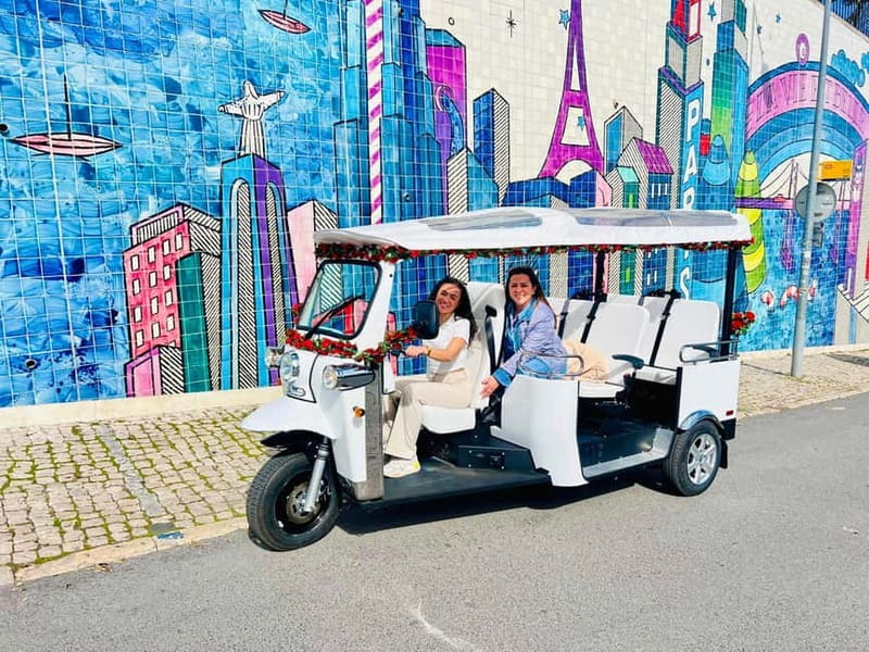 Lisbon: Priver Guided Tuk Tuk Tour With Hotel Pickup - Miradouro strategy: Santa Luzia, Portas do Sol, and Senhora do Monte