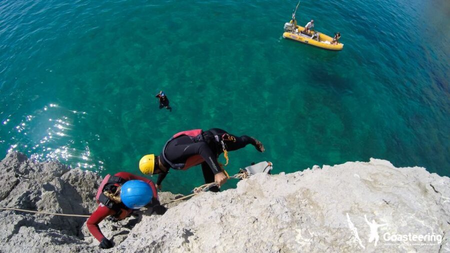 Lisbon: Sesimbra/Arrábida Natural Park Coasteering Adventure - Price and value at about $76 per person