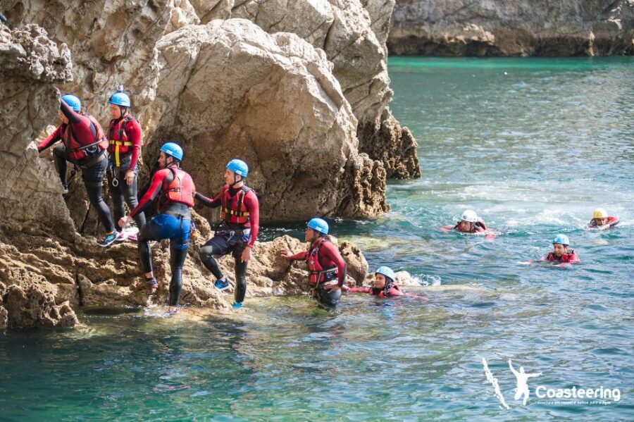 Lisbon: Sesimbra/Arrábida Natural Park Coasteering Adventure - Small extras that make the day smoother (shoe fit, pacing, photos)