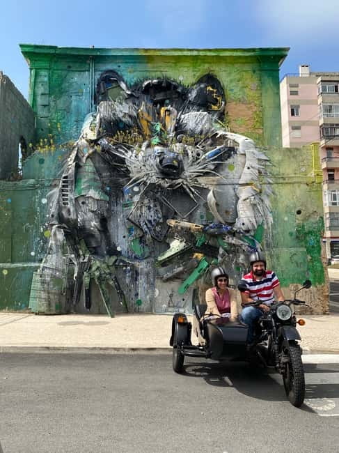 Lisbon Sidecar Tour ( the netflix one) - Pickup to photo stop: the part that sets the tone fast