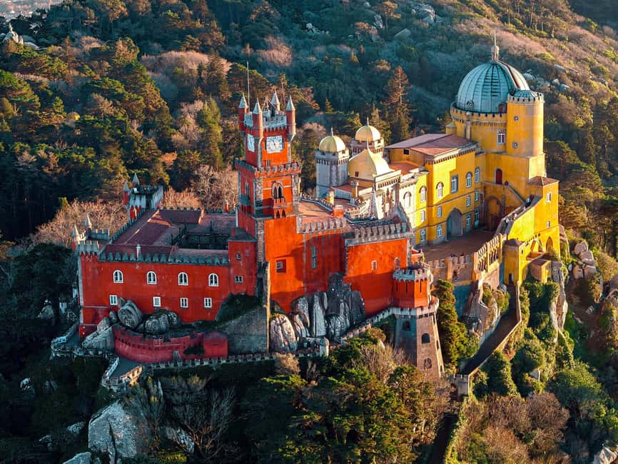Lisbon: Sintra, Pena, Regaleira, Cabo & Cascais Tour - Picking Your Pena Palace Ticket: Interiors vs Exteriors