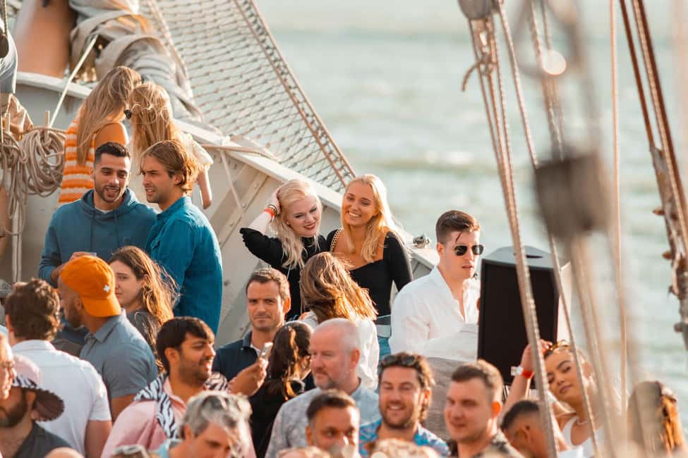 Lisbon: Sunset Boat Party Cruise with Music & Drinks - Drinks, food, and the no-drink-from-home rule