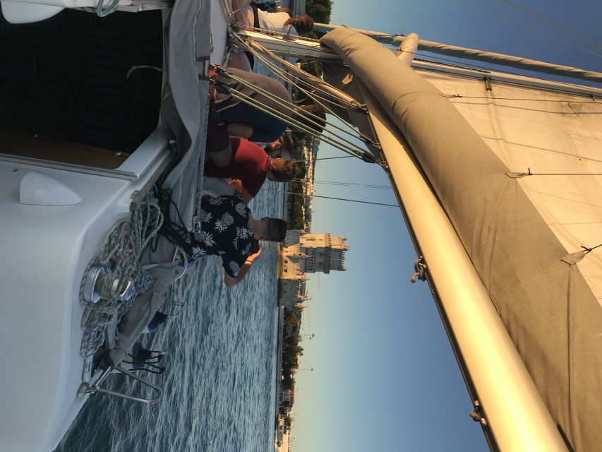 Lisbon Sunset Sailing – Small Group (max 10) Wine & History - Wine, comfort, and what “relaxing” really means on board
