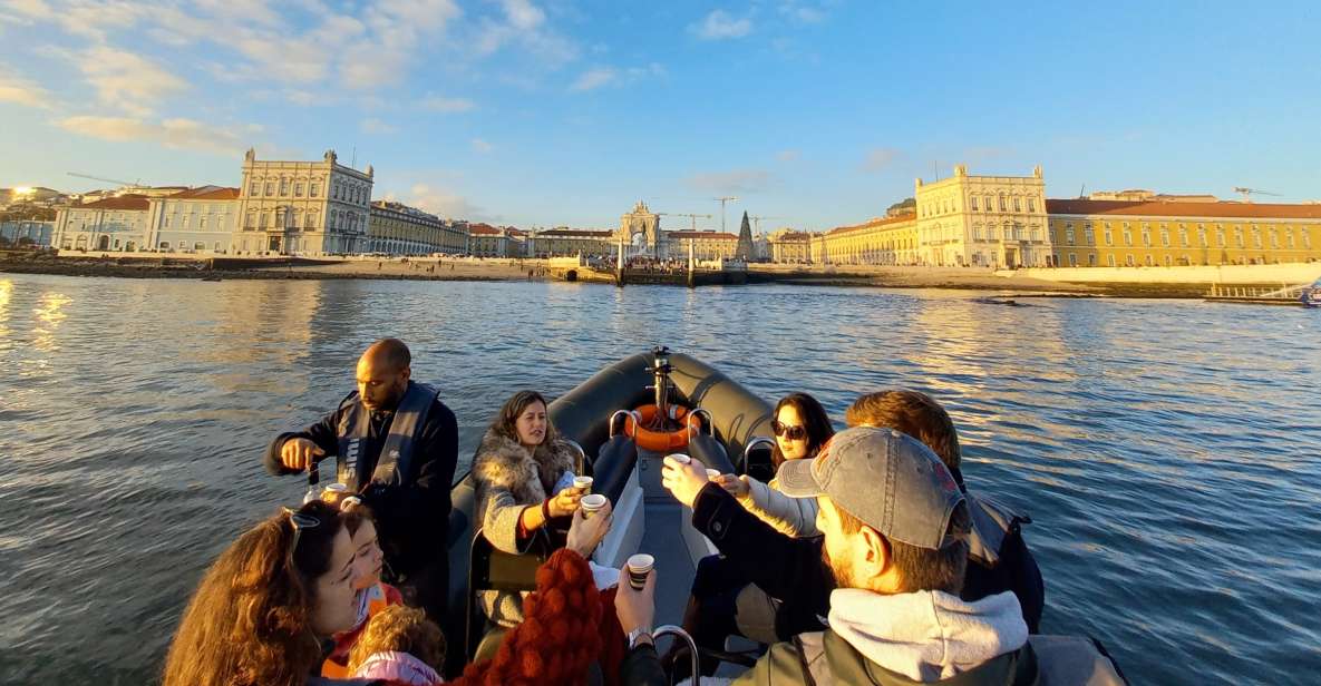Lisbon: Sunset SpeedBoat Tour - Meeting at Santo Amaro: Getting on the Water Fast