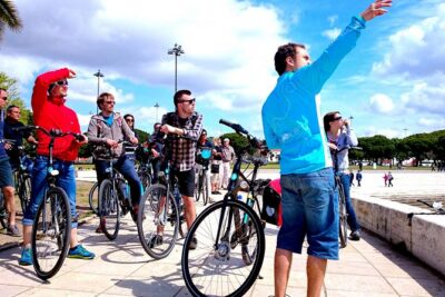 Lisbon Waterfront Bike Tour - Small Groups - MAAT and the riverfront shift toward Alcântara