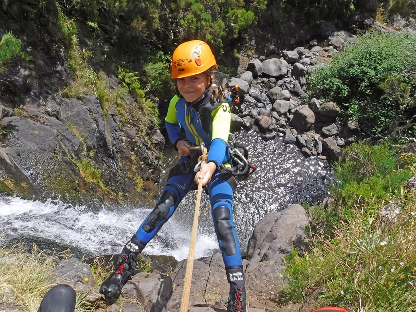 Madeira: Beginner (Level 1) Canyoning Experience - Hotel pickup in Funchal and the short transfer to the park