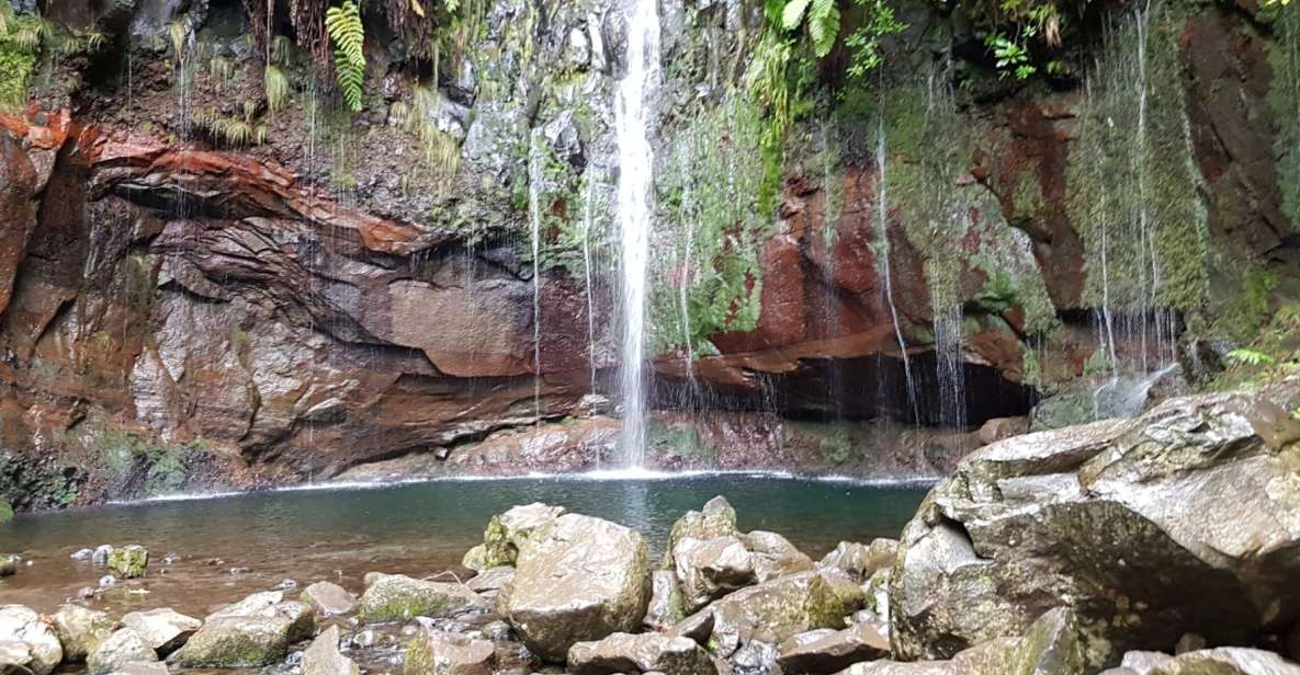 Madeira: Mountain Walk with Lagoon and Waterfalls - The lagoon showdown: 25 waterfalls, one dramatic view