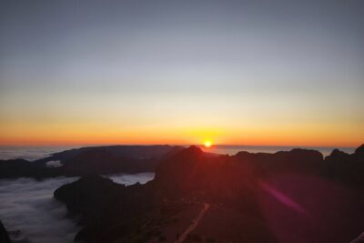 Madeira Sunset at Pico do Arieiro and PR1 Stairway To Heaven - Ninho da Manta hike: the Stairway to Heaven moment