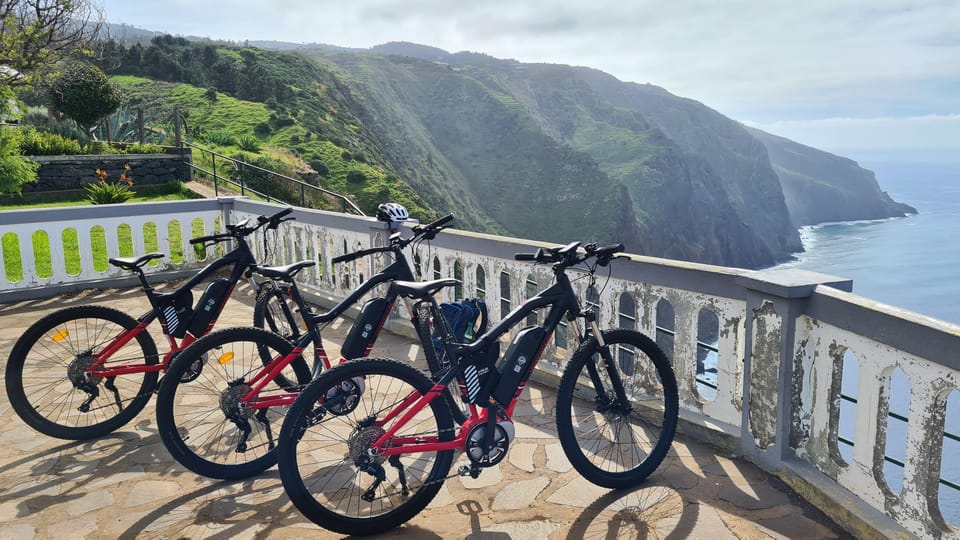 Madeira West coast: Guided Sightseeing E-Bike Tour - Forest roads to Lombada dos Marinheiros: first big “wow” moment