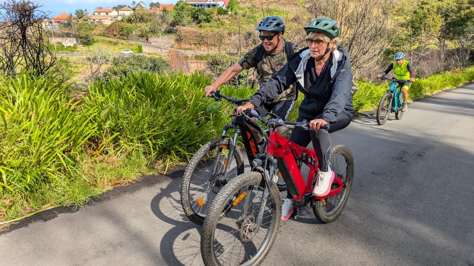 Madeira West coast: Guided Sightseeing E-Bike Tour - Irrigation systems and farm life on the way to Ponta do Pargo