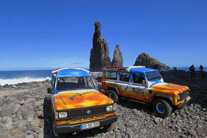 Madeira West Porto Moniz pools - Enchanted Terraces Fanal Unesco - São Vicente, Ginjas, and Estanquinhos: off-road travel that turns into a story day
