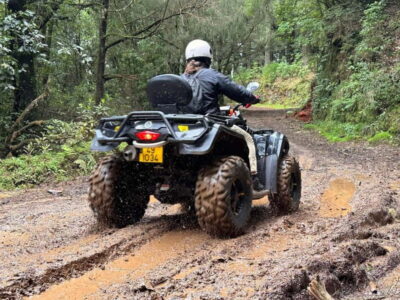 Madeira:Private Mountain Quad Adventure–Explore Wild Madeira - Where you start: Quinta Levada do Rei and the Levada do Rei trailhead energy