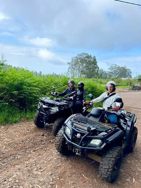 Madeira:Private Mountain Quad Adventure–Explore Wild Madeira - The ride to Boca das Voltas: the viewpoint that justifies the quad