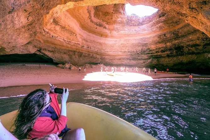 Magical Benagil Cave Cruise - Stop 1: Algar de Benagil and the inside-cave feeling