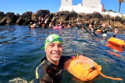 Open-Water Swimming in Cascais - Warm-up, meet-up, and the tea afterward