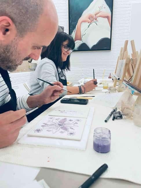 Paint your tile and create your unique piece in an art gallery in Lisbon - Price and value: is $58 a fair deal for what you get?