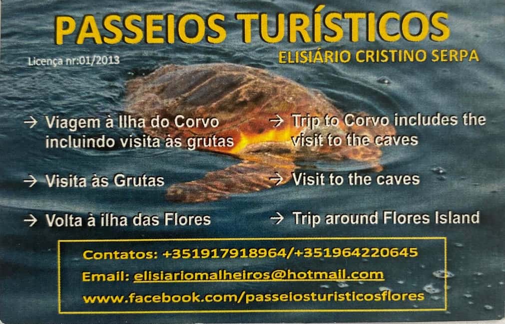 Passeios Turísticos: Trip to Corvo by Boat - Getting on board at Porto das Poças (Santa Cruz das Flores)