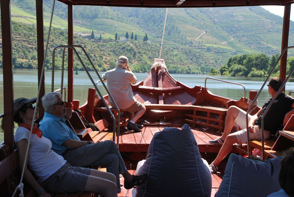 Pinhão: Private Rabelo Boat Tour along the River Douro - Passing under Gustave Eiffel’s iron bridge: the first wow moment