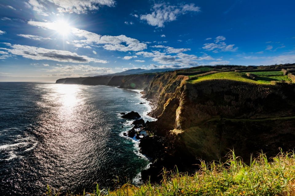 Ponta Delgada: Hidden Gems of São Miguel Full-Day Van Tour - Afternoon waterfall stop: the calm, charming kind