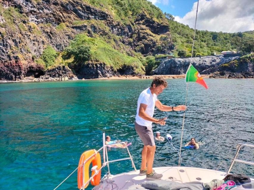 Ponta Delgada: Private Sailboat Cruise with Drinks & Snacks - Sailing basics and taking the helm without stress