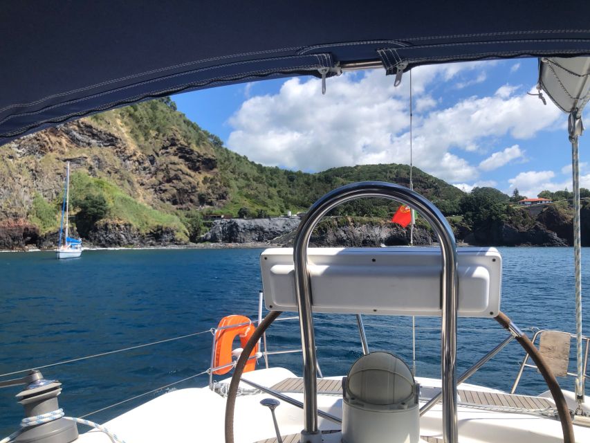 Ponta Delgada: Private Sailboat Cruise with Drinks & Snacks - The second sailing stretch: views, wind, and a slower pace