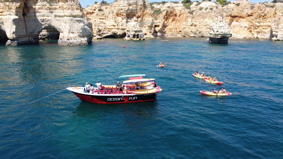 Portimão: Benagil Caves Speedboat and Kayak Guided Tour - Guides and group vibe: private-feeling, not chaotic