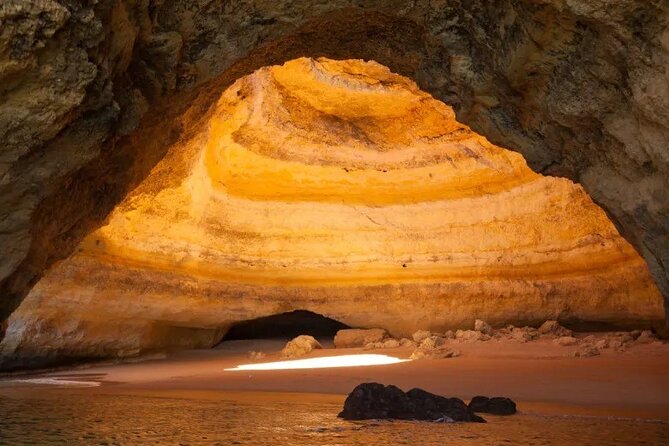 Portimão Private Boat Tour Caves Circuit and Coast Sightseeing - Carvoeiro stop: a short coastal break with real meaning