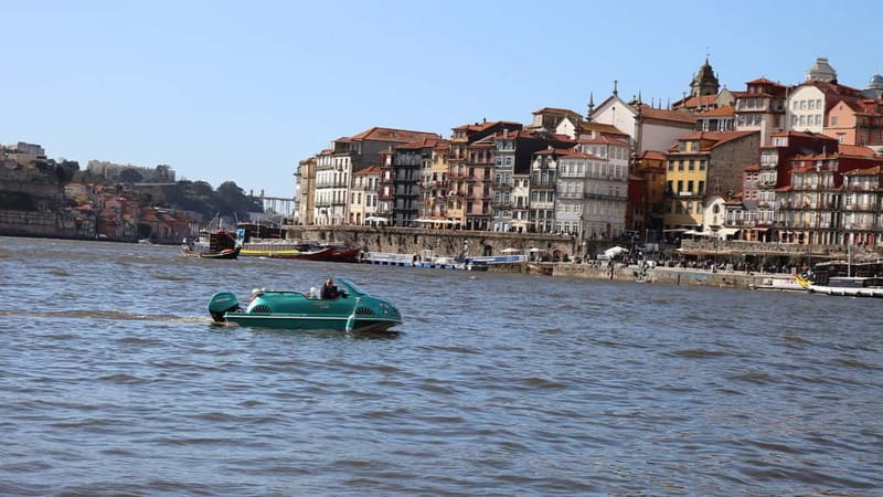 Porto: Bridges Cruise in a Fiat 500 Limited Edition Boat - The Fiat 500 Limited Edition boat: style, comfort, and instant wow-factor