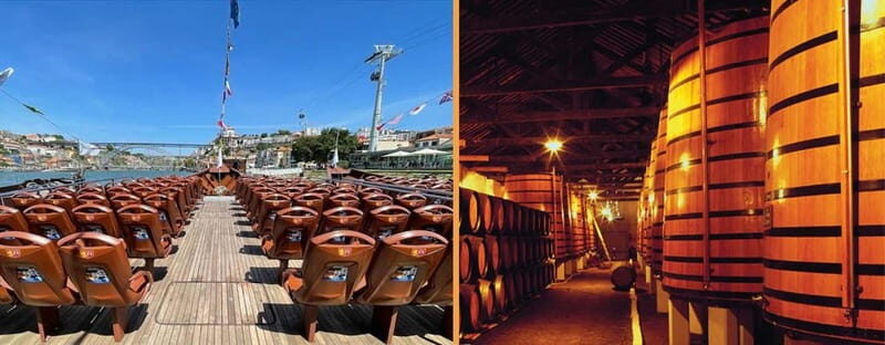Porto: Bridges Cruise & Sunset & World of Discoveries Option - Rabelo Boat and Bridge Views, Including Luís I