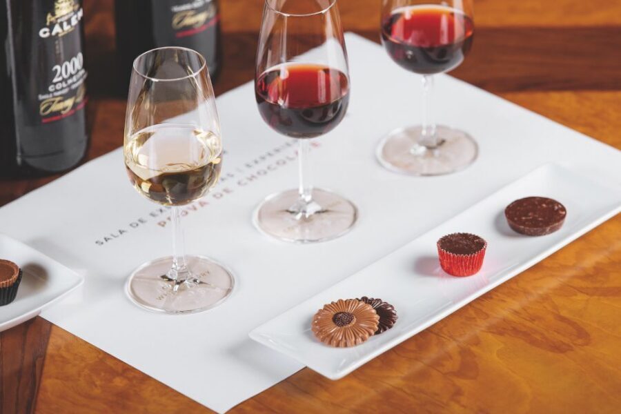 Porto: Cálem Cellar with Chocolate, Cheese, and Wine Tasting - Entering Calém Cellars: the Interactive Museum sets the tone