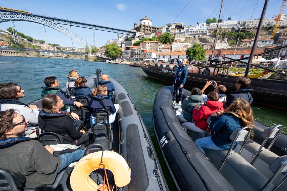 Porto: Douro River Speedboat Tour - Arrábida Bridge, Miragaia, and Ribeira without the walking fatigue