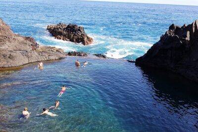 Porto Moniz Lava Pools, Fanal Forest and Skywalk 4x4 Experience - Starting north in São Vicente and Véu da Noiva: quick hits with big character