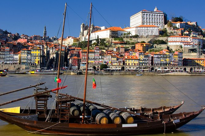 Porto Private Tour from Lisbon with Douro Cruise and Wine Tasting - Cathedral of Porto, São Bento tiles, and São Francisco