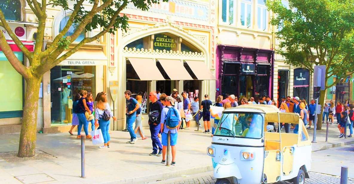 Porto: Private Tuk-Tuk Tour with Short Walks and Wine - The core highlights: Clérigos, Lello area, Stock Exchange, and markets