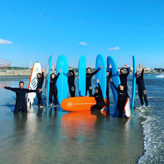 Porto: Small Group Surfing Experience with Transportation - Picking the beach: golden sand time and real Portuguese ocean air