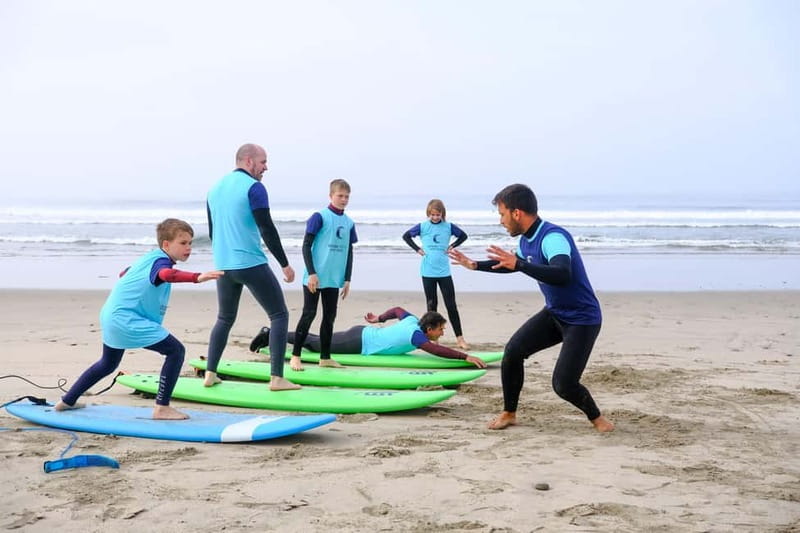 Porto: Surf Lesson with Transportation at Ocean Origin - Price and value: $53 for a real guided session