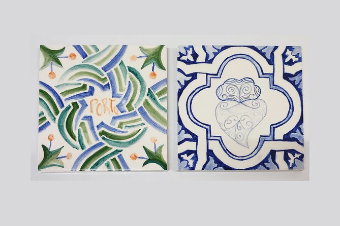 Porto Tile Painting Workshop in artist studio - A hands-on azulejo workshop in Porto’s Cedofeita studio