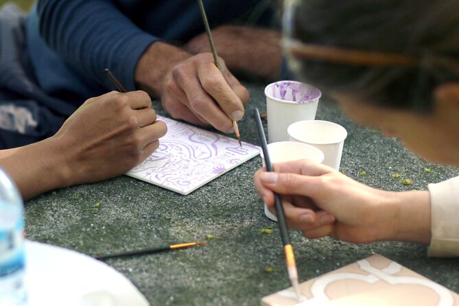 Porto Tile Painting Workshop in artist studio - Price and value: why $40.01 can be a good deal