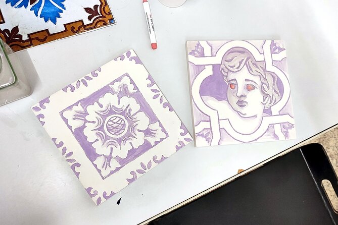 Porto Tile Painting Workshop in artist studio - Your studio “itinerary”: what happens from arrival to finish
