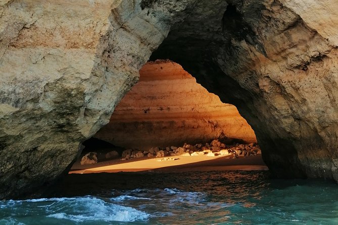 Private Benagil Caves Tour - the BEST way to visit the caves!! - Smaller caves and safer feelings: lifejackets, tight passages, and sea conditions