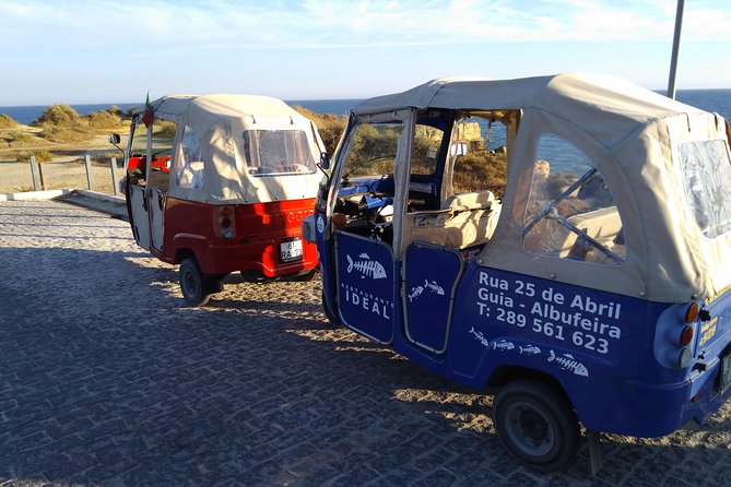 Private Guided Tuk Tuk Tour with pick-up and drop-off in Albufeira - Old town return: Romans, Mouros, and Portuguese layers