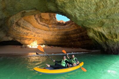Private Kayak Experience In Benagil Cave with 4K Photos - Stop 1 Inside Algar de Benagil: A Short Cave Time That’s Still Worth It