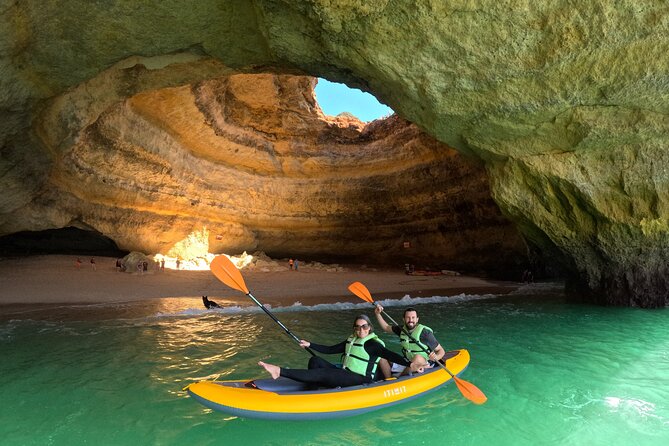 Private Kayak Experience In Benagil Cave with 4K Photos - Stop 1 Inside Algar de Benagil: A Short Cave Time That’s Still Worth It
