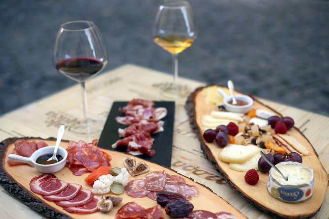 Private Lisbon Tour with Premium Portuguese Wine and Tapas Tasting - The Lisbon Winery tasting: wine, cheeses, charcuterie, and port