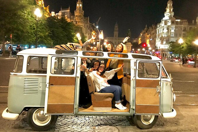 Private Porto Sightseeing by Vintage VW Kombi (up to 8 people) - Clérigos Tower from outside: a quick stop with big payoff